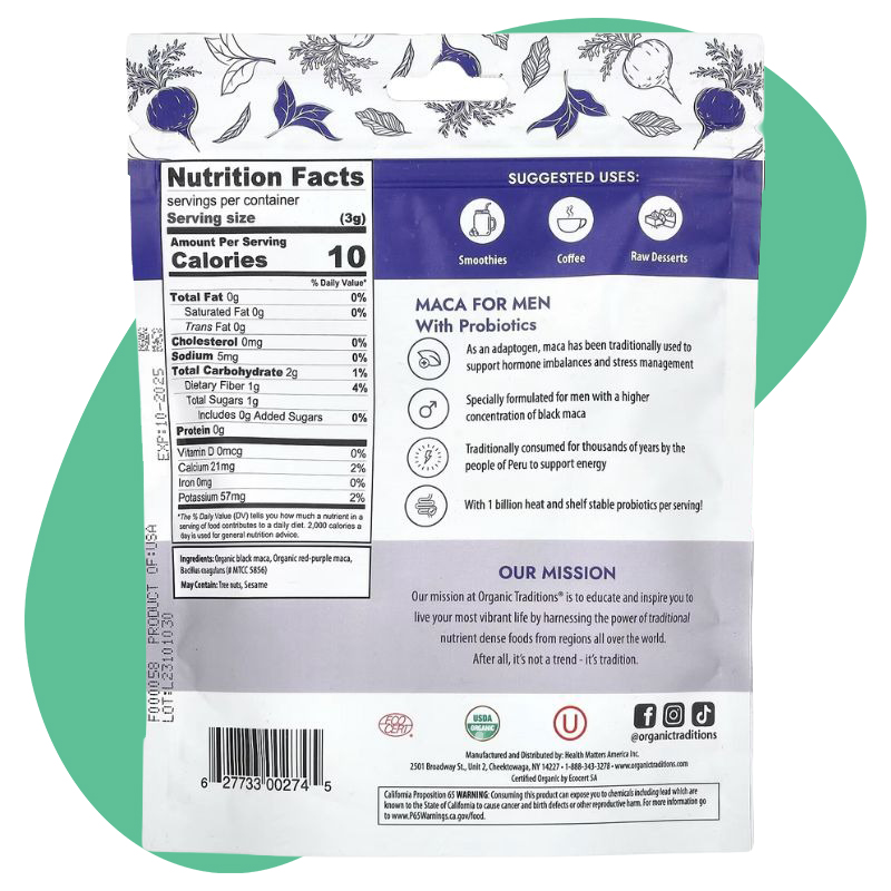 Maca For Men with Probiotics 2