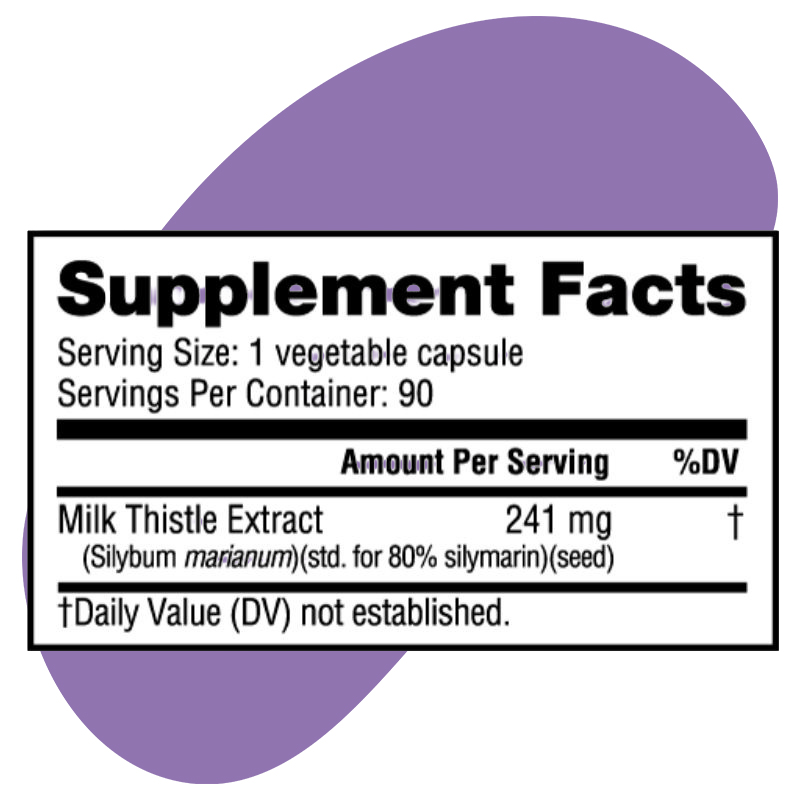 Full Spectrum Silymarin Isomers - 90 Capsules 2