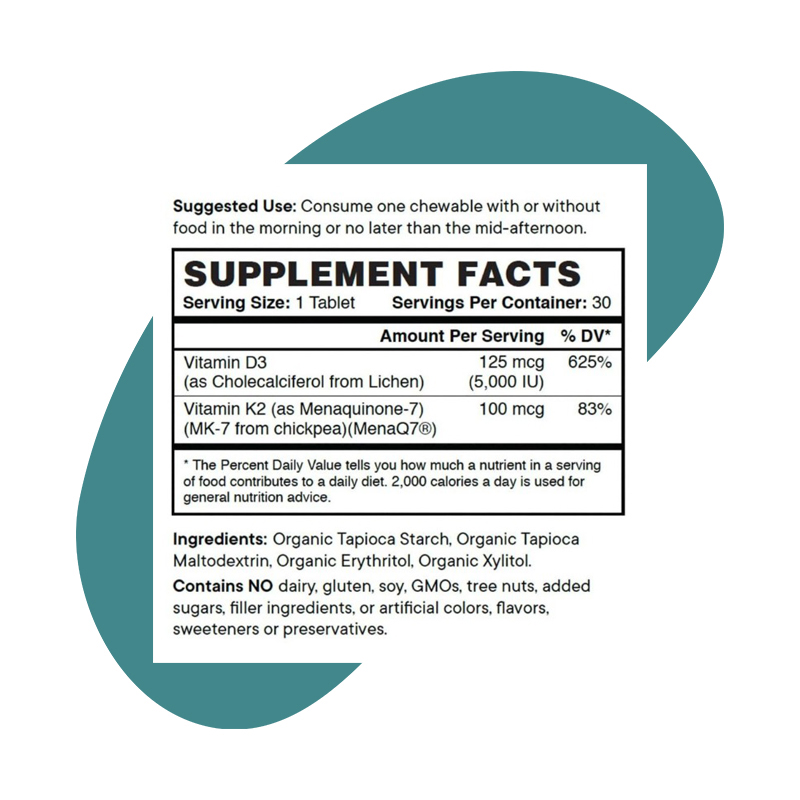 Sol Food High Potency Vitamin D3 + K2 2