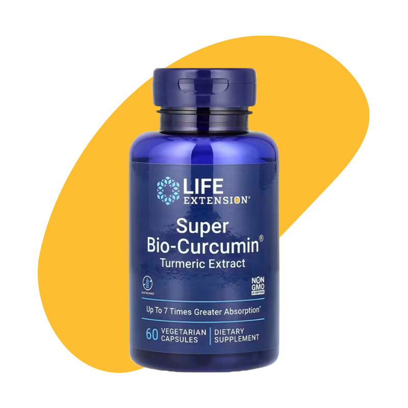 Super Bio-Curcumin, Turmeric Extract, 60 Vegetarian Capsules 1