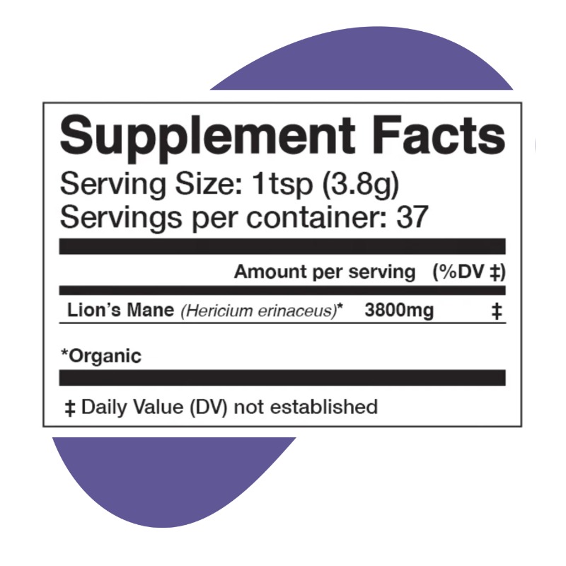 LION’S MANE | Organic Brain Super-Tonic, 5 oz 3