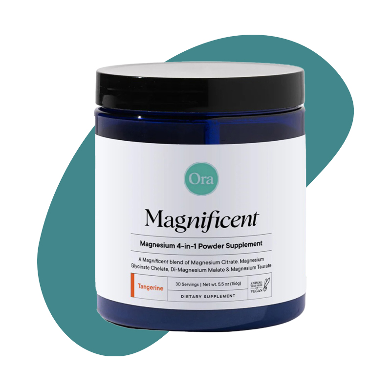 Magneficient, 4‑in‑1 Magnesium Powder, Tangerine, 30 servings 1