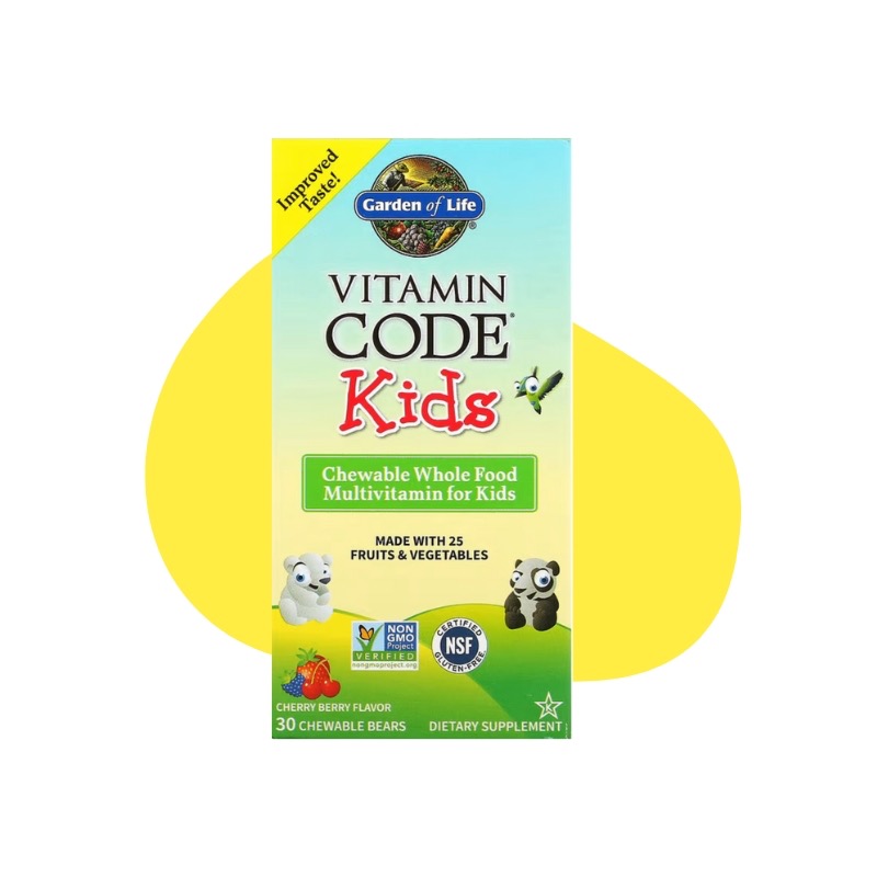 Vitamin Code Kids Cherry Berry Chewables 0