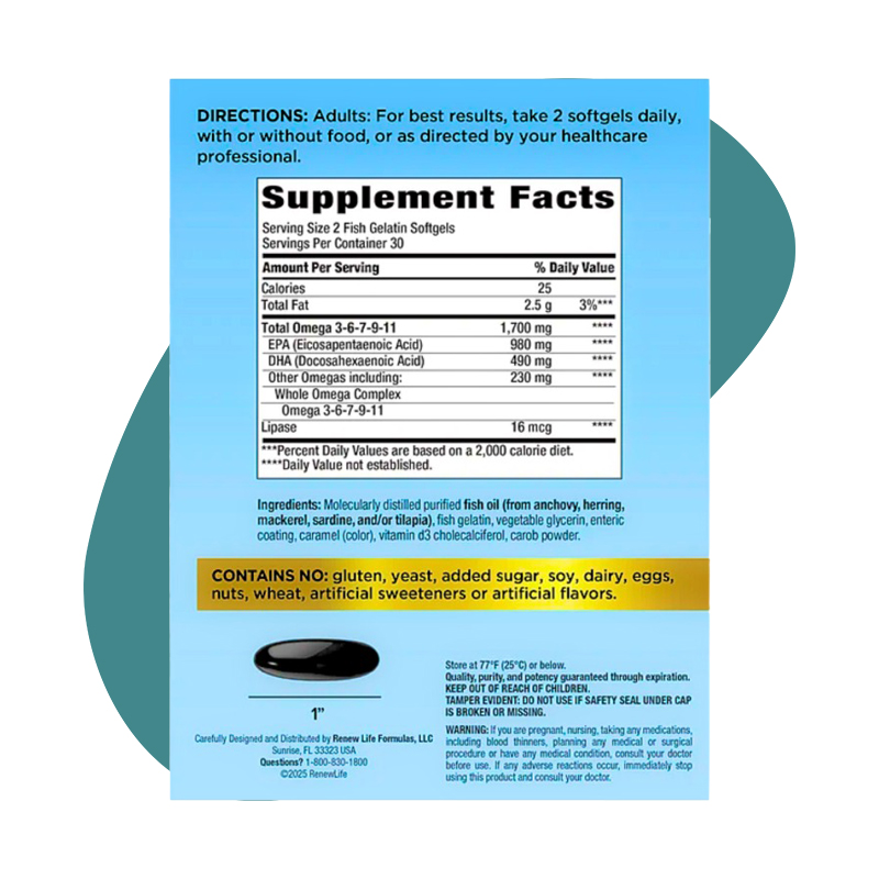 Ultra-Concentrated, 60 Fish Gelatin Softgels 5