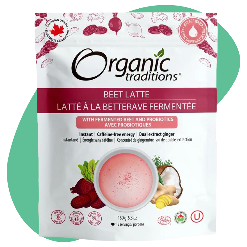 Beet Latte with Fermented Beets and Probiotics 1