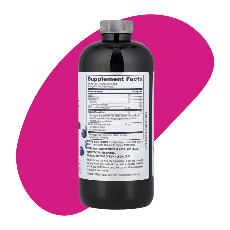 Hyaluronic Acid With Vitamin C, Berry Liquid 4