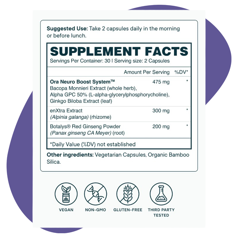 Cognitive Support, 60 capsules 2