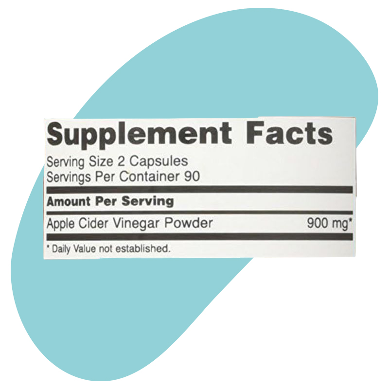 Apple Cider Vinegar 450mg 2