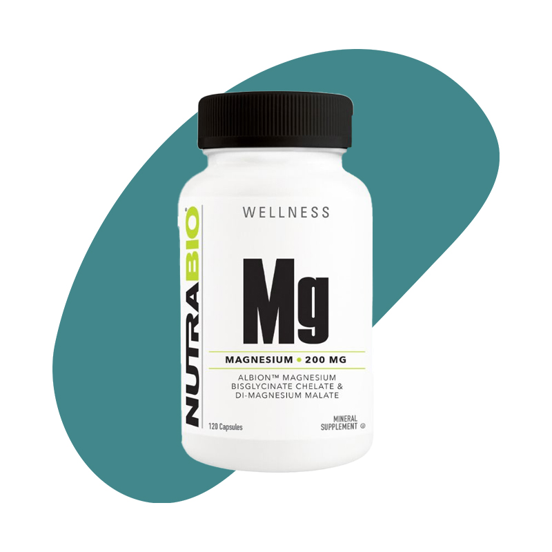 lab magnesium 200mg nutrabio supplement