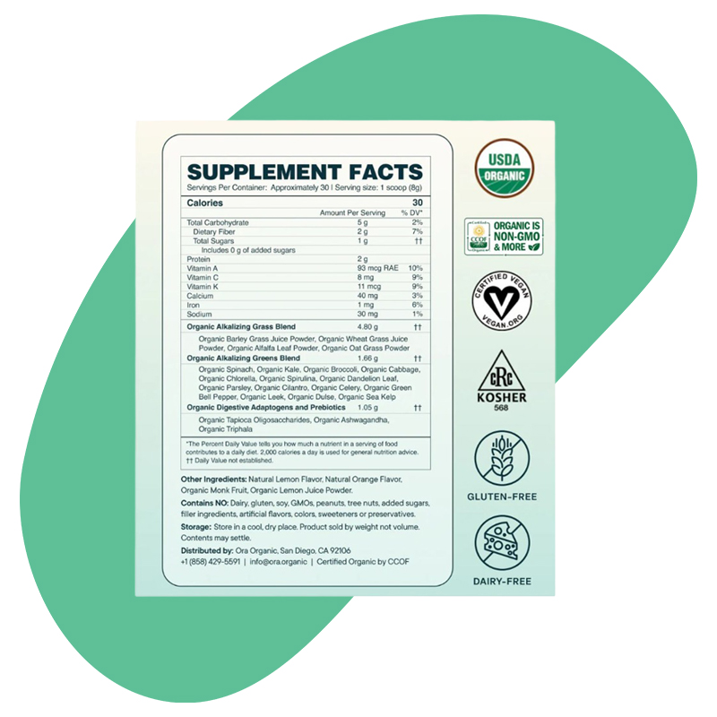 Organic Greens Powder 2