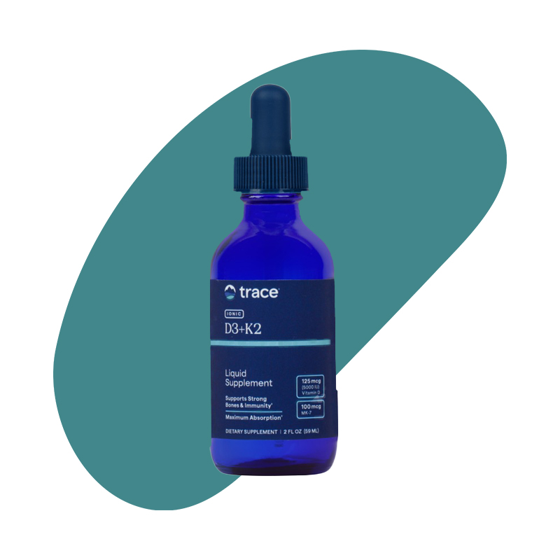 125 mcg (5,000 IU) D3, 100 mcg K2, 2 fl oz., 296 Servings 1