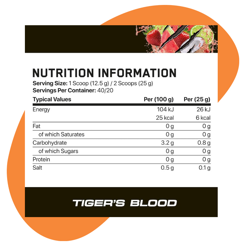 Tigers Blood,  500g - 40 Scoops 3