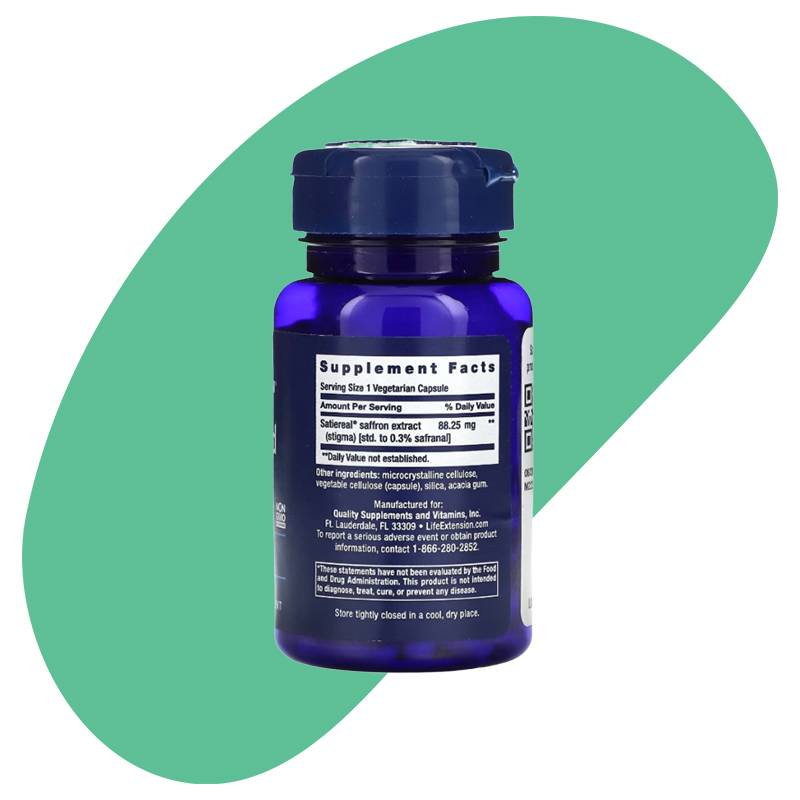 Optimized Saffron, 60 Vegetarian Capsules 2