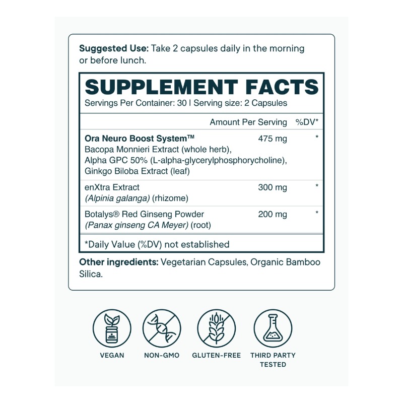 Cognitive Support, 60 capsules 2