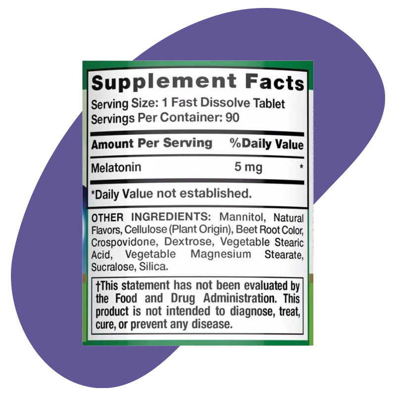 Sleep Melatonin 5mg 2