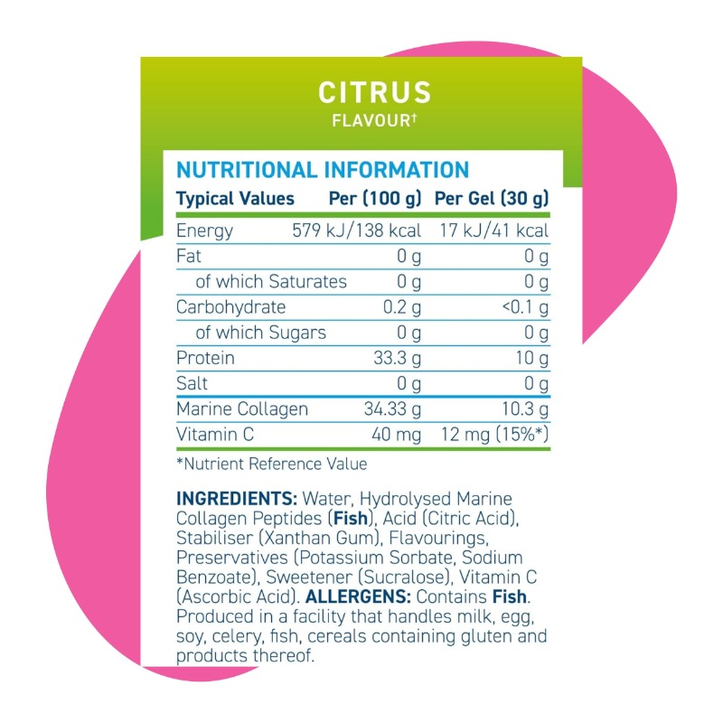 Marine Collagen Gel Citrus 30g 4