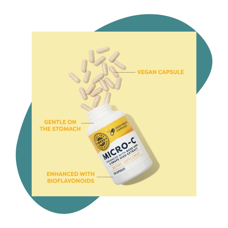 Micro-C Capsules, 180 Capsules 3