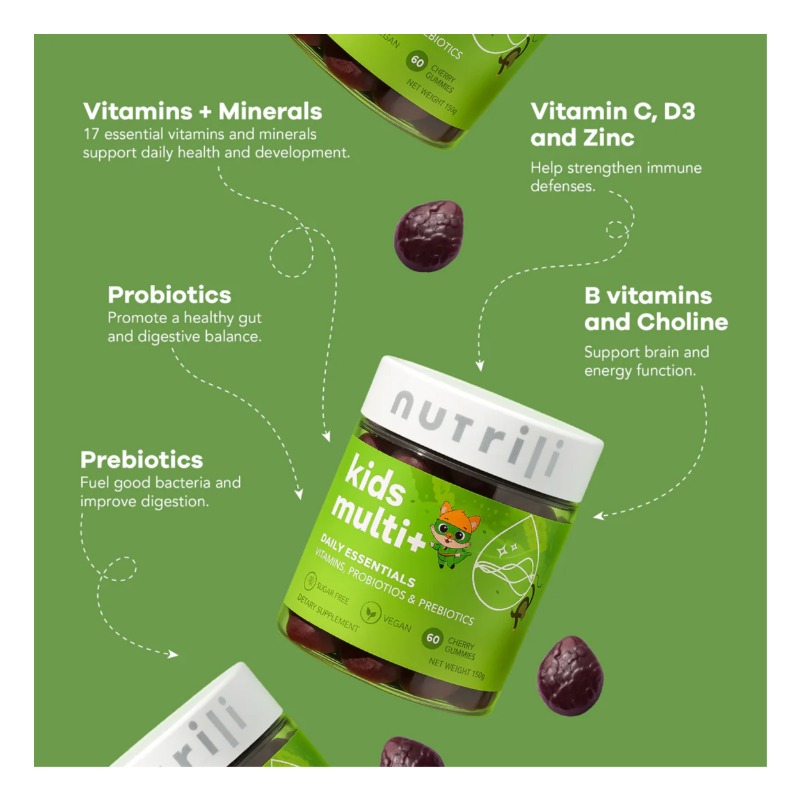 Kids Multi+, 60 Cheery Gummies 3