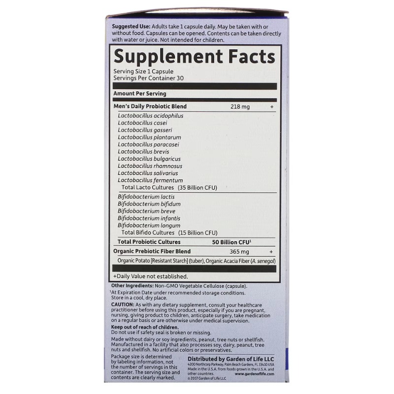 Dr. Formulated Probiotics Once Daily Men 2