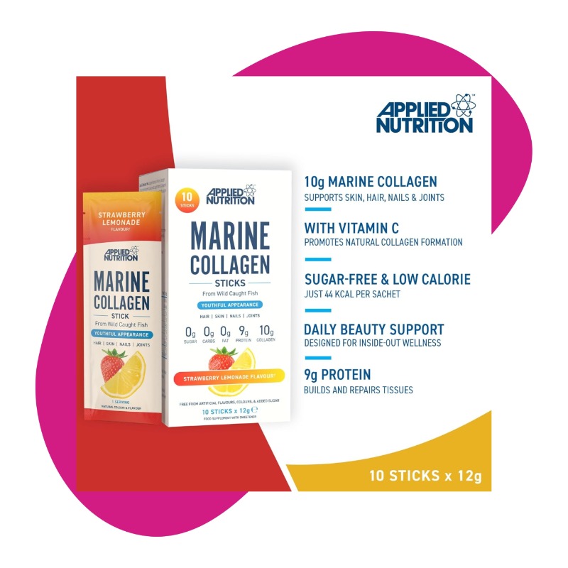 Marine Collagen Stick, Strawberry Lemonade 3