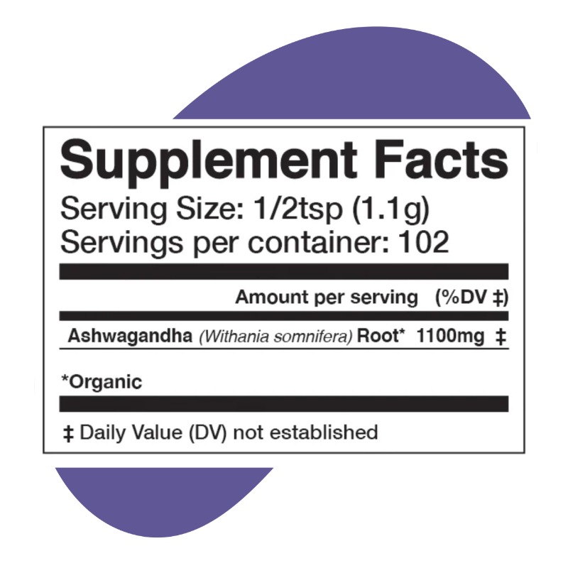 ASHWAGANDHA | Nature’s Chill Pill, 4 oz 4