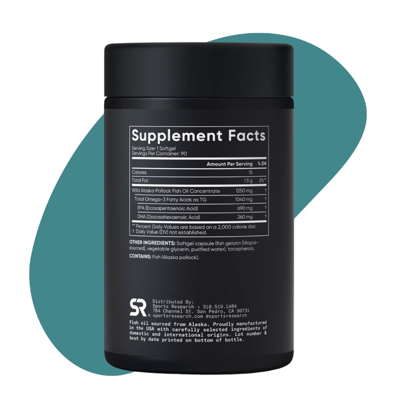 Omega-3 Fish Oil from Wild Alaska Pollock, 90 Softgels 5