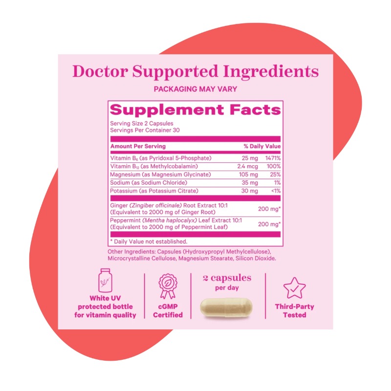 Nausea Support, 60 Capsule 2